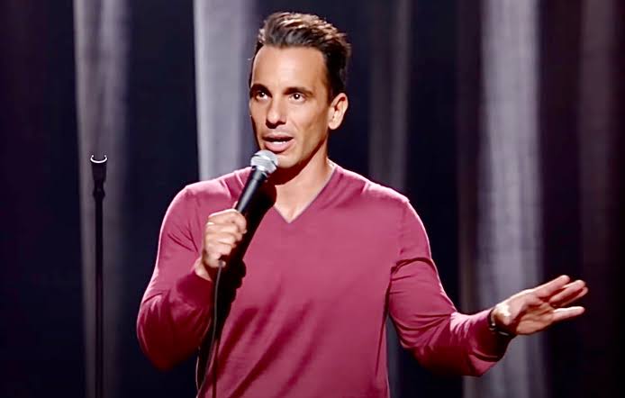 Sebastian Maniscalco performing live on stage